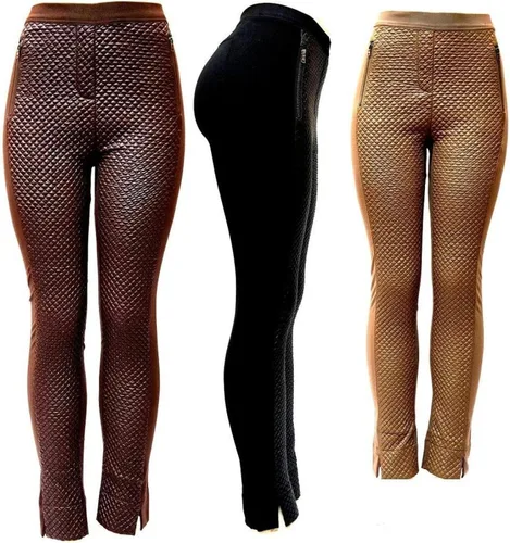 Vista 6 de BB JEANS BBP-103 - Pantalón de piel sintética para mujer
