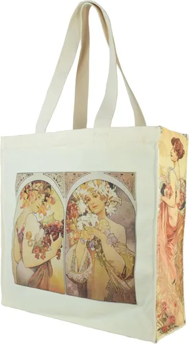 Vista 9 de Komociya Bonita bolsa de lona estética para mujer, bolsa de mano con cremallera, bolsa de hombro para el trabajo, universidad, viajes