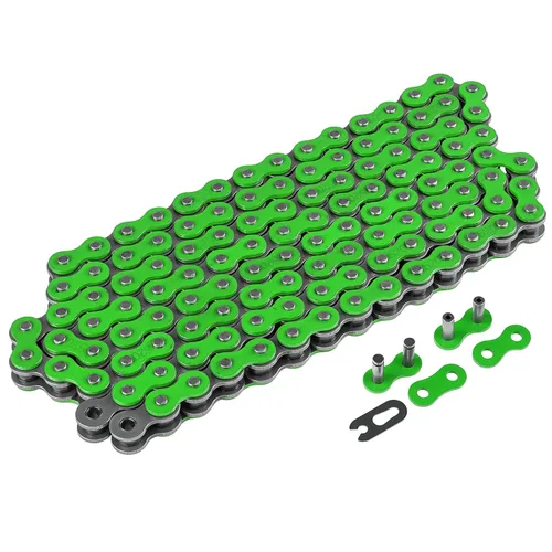 Vista 6 de Caltric Cadena de transmisión verde compatible con Yamaha Raptor 660R Yfm660R 2001 2002 2003 2004 2005