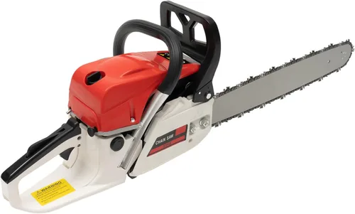 Vista 8 de LOYALHEARTDY Sierra de cadena de 58 cc 2 ciclos 4.4 Hp Sierras de gasolina de mano 18 pulgadas motosierra para árboles de madera corte jardín granja