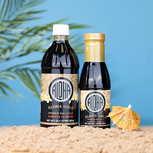 Vista 4 de Aloha Shoyu Gold - Salsa de soja premium, rico sabor hawaiano, 24 onzas