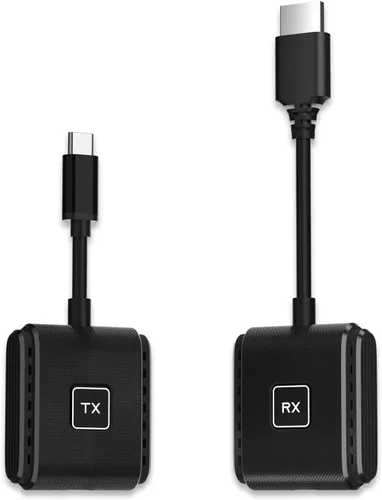 Vista 8 de SmartSee - Kit de transmisor y receptor inalámbrico HD 4K 2.4G 5GHz espejo de pantalla y extensor de pantalla de computadora portátil DSLR PS3/4 a