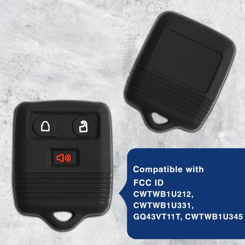 Vista 6 de Protector de cubierta de mando a distancia de entrada sin llave para Ford Lincoln Mercury Mazda CWTWB1U345