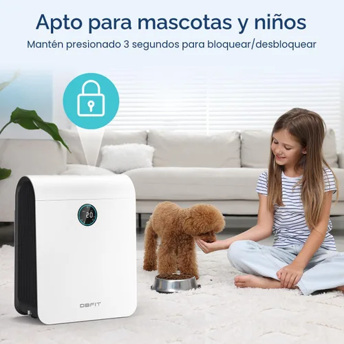 Vista 9 de Purificadores de aire para el hogar, habitación grande de hasta 2590 pies cuadrados con pantalla PM 2.5, sensor de calidad del aire, purificador