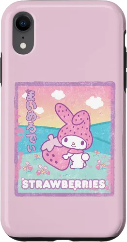 Vista 25 de Funda para iPhone 16 My Melody Strawberry Milk