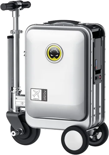 Vista 4 de SE3S Smart Riding Luggage Electric Suitcase Scooter with Removable Battery (silver)