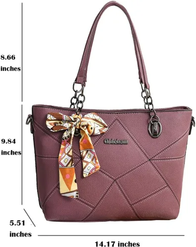 Vista 2 de Nevenka - Bolsos para mujer con asa superior, de piel sintética, cruzado, de hombro