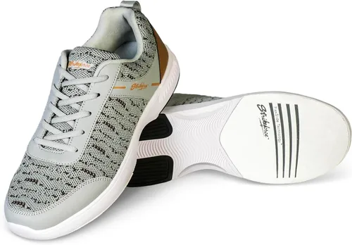 Vista 10 de KR Strikeforce - Zapatos de bolos para hombre, color negro y gris Negro/Acero