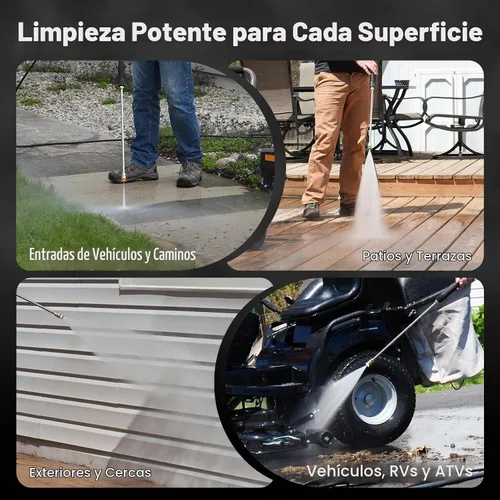 Vista 9 de NOVUS Gas Pressure Washer 3500 PSI 2.6 GPM, 212cc Gas Engine Power Washer