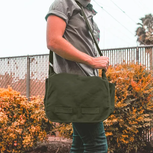 Vista 7 de Sweetbriar bolsa cruzada clásica de lona vintage para todo uso