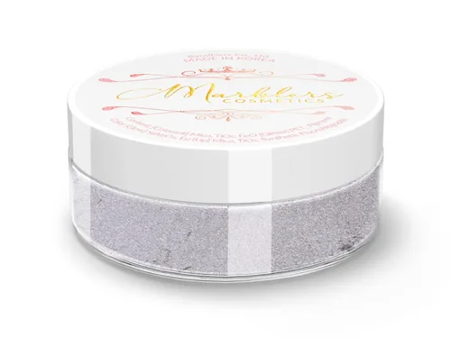 Vista 199 de MARBLERS Polvo de mica natural grueso [perla azul acero] 0.11 onzas (0.11 oz) altamente pigmentado no tóxico, vegano, libre de crueldad animal