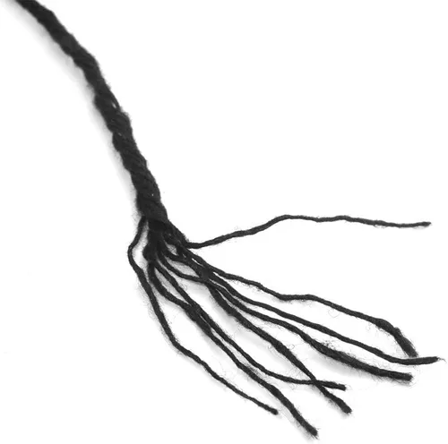 Vista 4 de Cuerda de cuerda negra, cordel de panaderos de algodón de 656 pies, cordón de algodón para manualidades, cordel de regalo, cuerda navideña, cuerda