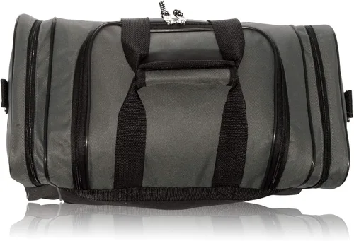 Vista 5 de Bolsa de lona, de DALIX, para el gimnasio, para viajar, 17 pulgadas