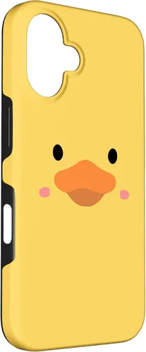 Vista 3 de Funda de pato para iPhone 16 con diseño de pato amarillo