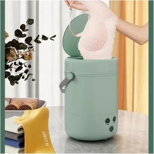 Vista 3 de Ropa interior de luz azul para lavadora, mini calcetines de lavado semiautomático para dormitorio, dedicado, para viajes, camping, RV y dormitorios