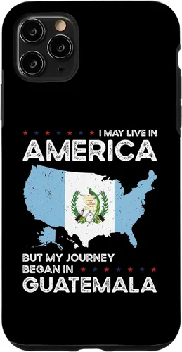 Vista 19 de Funda para iPhone 17, diseño de patriota guatemalteco estadounidense