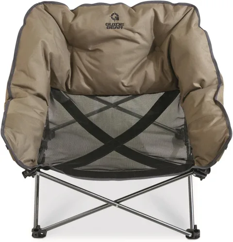 Vista 9 de Guide Gear Cama portátil acolchada para mascotas; sofá elevado para perros al aire libre, cuna marrón