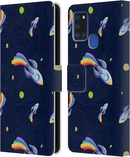 Vista 168 de Head Case Designs Officially Licensed Carla Morrow Colorful Space Dice Patterns Leather Wallet Case Compatible with Samsung Galaxy A07 4G