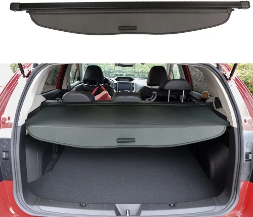Vista 8 de Cubierta de carga para Subaru Outback Accesorios Portón trasero manual 2010-2012 2013 2014 Cubierta de protección retráctil para maletero trasero
