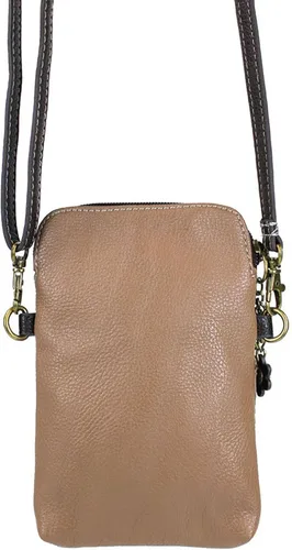 Vista 6 de Chala - Bolsa cruzada de piel sintética multicolor con correa ajustable para teléfono celular