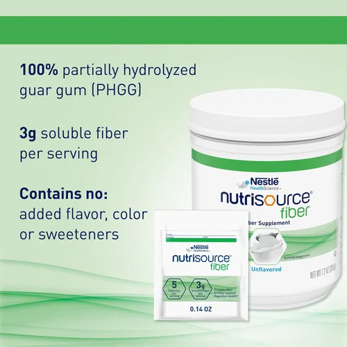 Vista 4 de NutriSource Suplemento de fibra en polvo, 0.14 onzas de fibra por porción, apoya la salud digestiva, bajo apto para FODMAP, sin sabor, 0.14 onzas