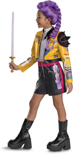 Vista 6 de Disguise K-Pop Demon Hunters Rumi - Peluca oficial de disfraz de Halloween para niñas, tamaño infantil