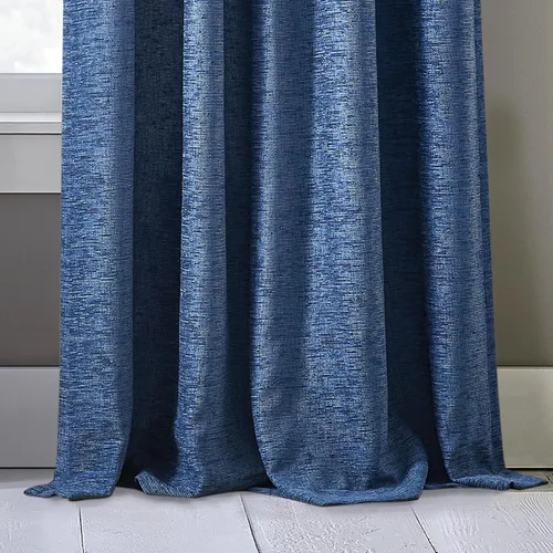 Vista 3 de DKNY Boucle - Cortinas de felpilla con forro para oscurecer la habitación para sala de estar, par de paneles con bolsillo para barra, 84 pulgadas