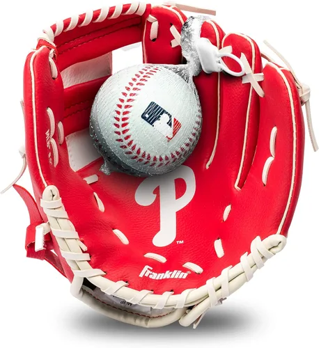 Vista 31 de Franklin Sports MLB Youth Teeball Glove and Ball Set - Kids Baseball and Teeball - Perfect First Kids Glove - 9.5