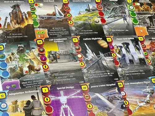 Vista 5 de Terraforming Mars Ares Expedition: Foundations by Stronghold Games, Juego de mesa de expansión de estrategia