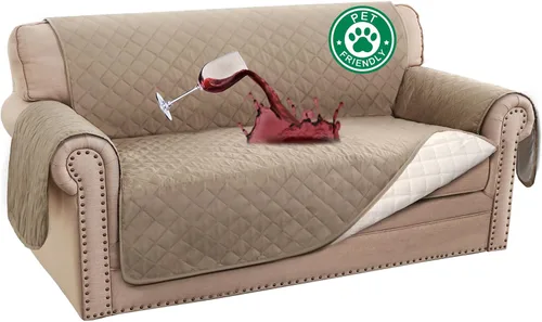 Vista 60 de Turquoize Funda 100 % impermeable para sillón de ala, protector de sofá, triple antideslizante, protector de muebles para mascotas, niños, perros