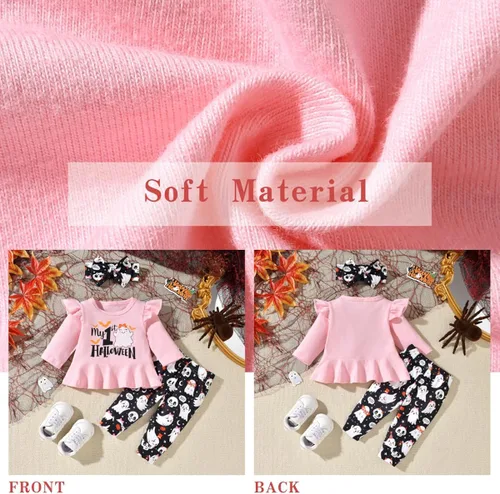 Vista 5 de Aalizzwell Traje de Navidad para bebés y niñas