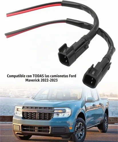 Vista 3 de Conector de alimentación de 12 V apto para Ford Maverick 2022-2023 Camión, enchufes de cama flexibles