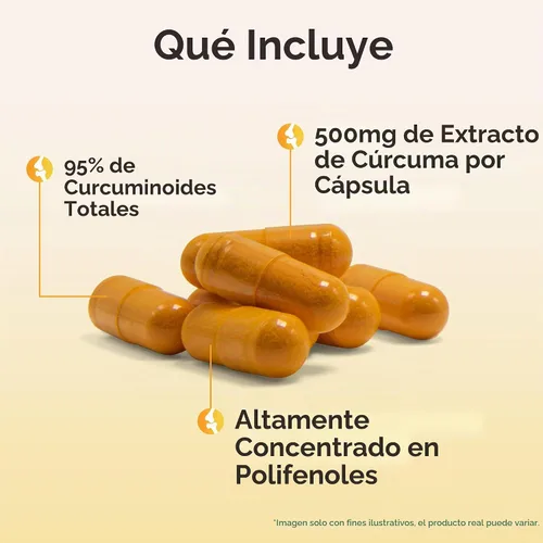 Vista 3 de Curcumin 95 de Jarrow Formulas, CUR120, 1, 1 500 mg, antioxidante y apoyo articular, estandarizado a la curcumina, apoyo contra radicales libres