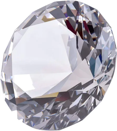 Vista 10 de LONGWIN Pisapapeles de diamante de cristal de 80 mm (3.1 pulgadas), joyas para decoración de boda, centros de mesa, decoración para el hogar (Azul)