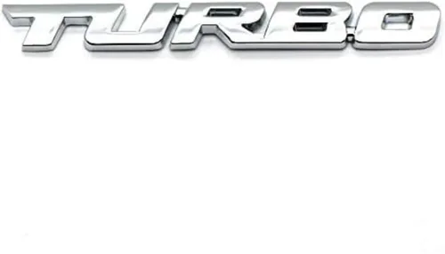Vista 2 de Calcomanía universal de metal para puerta trasera, emblema para guardabarros, maletero y maletero, compatible con todos los coches