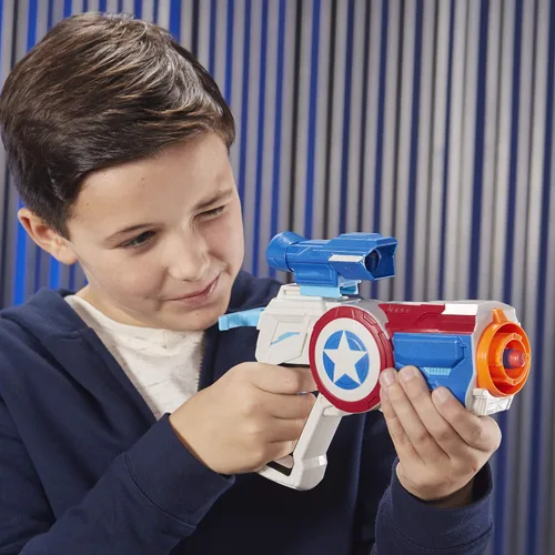 Vista 7 de Avengers: Endgame Nerf Capitán América Ensamblador Gear