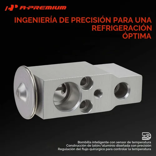 Vista 3 de A-Premium Válvula de expansión de CA delantera compatible con Nissan e