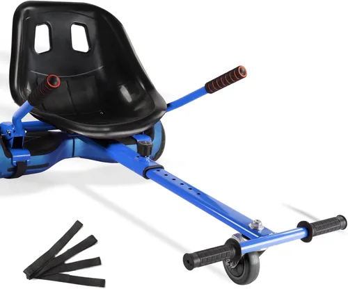 Vista 12 de Hishine Hoverboard Seat Attachment 265lbs Capacity, 26"-34.5" Adjustable Length Hover Board Go Kart Accessory w/Comfortable&Sturdy Seat,Go Cart