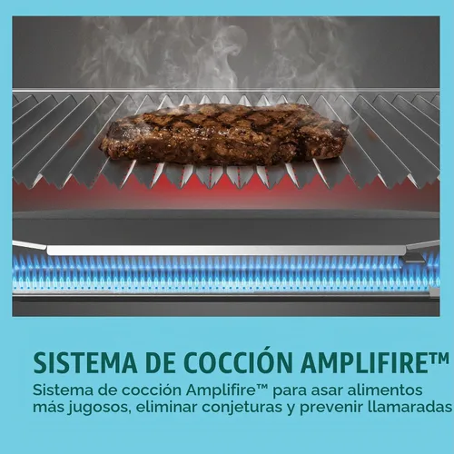 Vista 7 de Parrilla a gas portátil Charbroil Grill2Go X200, gris oscuro - 25409200