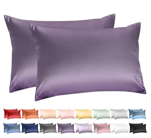 Vista 27 de Deep Dream - Juego de 2 fundas de almohada estándar 100% algodón de 600 hilos, 20 x 26 pulgadas, cierre de sobre súper suave y transpirable (negro)