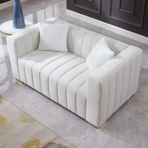 Vista 9 de Sofá modular de nube de 84.3 pulgadas, sofá Boucle para sala de estar, moderno y contemporáneo de 3 plazas, sofá tapizado para apartamento Verde