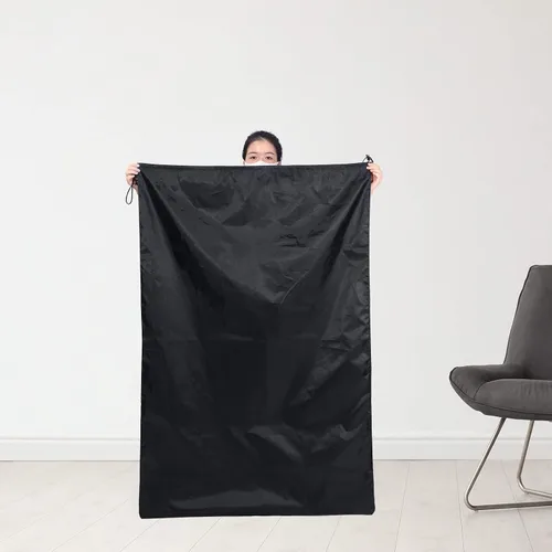 Vista 4 de Nuanchu 1 bolsa de lavandería extragrande de 40 x 60 pulgadas, bolsa de almacenamiento gigante reutilizable multiusos para equipaje a prueba