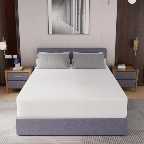Vista 3 de PayLessHere Bed-in-a-Box - Colchón de espuma viscoelástica de té verde de 12 pulgadas, colchón de firmeza media transpirable certificado CertiPUR-US