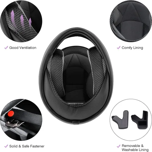 Vista 3 de SLMOTO - Casco de motocicleta de rostro completo para adultos, mariposa rosa y negra, con tapa abatible, para bicicleta de tierra y cuatrimoto