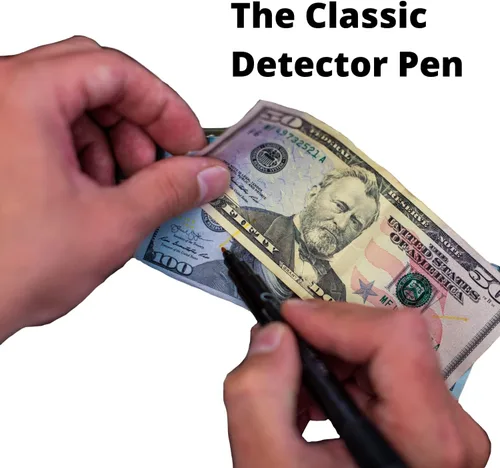 Vista 4 de Dri Mark 351B1 - Rotulador marcador detector de billetes falsificados, fabricado en los Estados Unidos, 3 veces más tinta, tamaño de bolsillo
