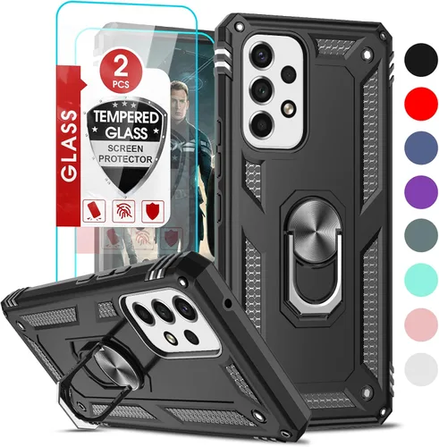 Vista 108 de LeYi Funda para Moto G Stylus 2022 4G (no compatible con 5G), funda para Moto G Stylus con 2 protectores de pantalla, funda protectora de grado Oro