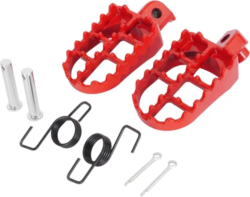 Vista 8 de Estriberas para Motocicleta de Motocross, Pedales para 50 CC, 70 CC, 90 CC, 110 CC, 125 CC Taotao PW50 PW80 TW200 XR50R CRF50 CRF70 CRF80 CRF100F