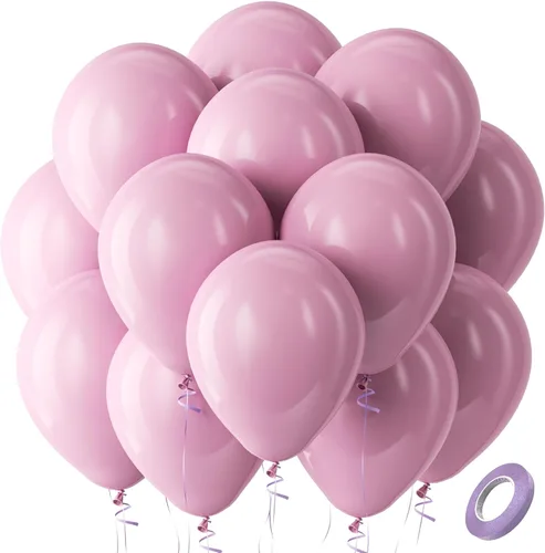 Vista 23 de Bezente Globos Naranjas de Látex para Fiestas - Paquete de 150 Globos de Helio Naranjas Mate Pequeños de 5 Pulgadas para Decoraciones de Fiestas