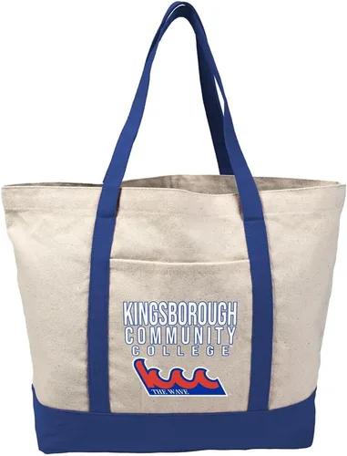 Vista 327 de Campus Lab Bolsa de lona con logotipo primario colegiado con bolsillo externo, bolsa de hombro reutilizable para ir de compras, playa Águilas A&m
