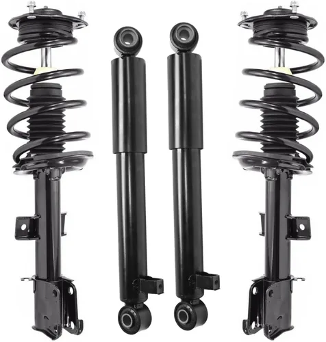 Vista 139 de Detroit Axle - Puntales y Amortiguadores para Chevy Traverse Buick Enclave GMC Acadia Saturn Outlook 2007-2012, 2 puntales delanteros con resorte